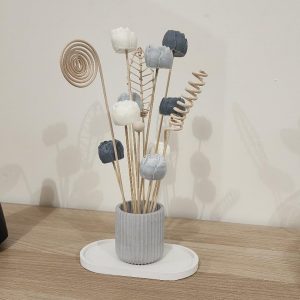 Composition florale en savon