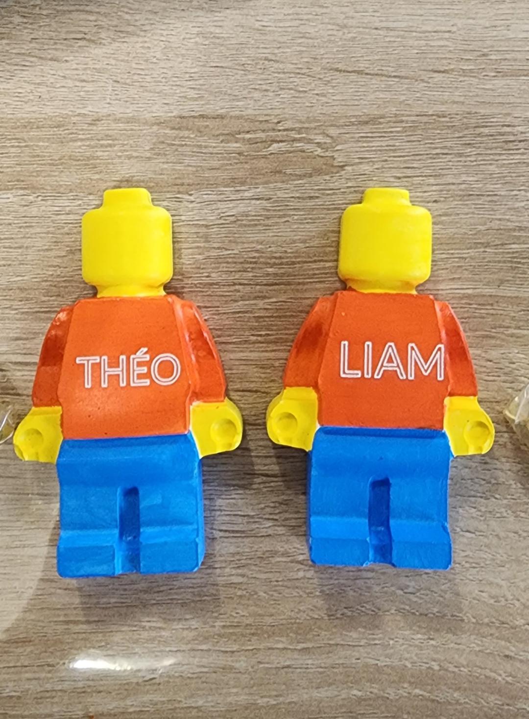 Décoration Lego en jesmonite personnalisée