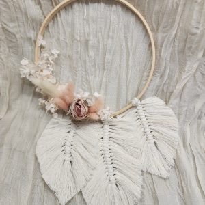 Suspension en macramé